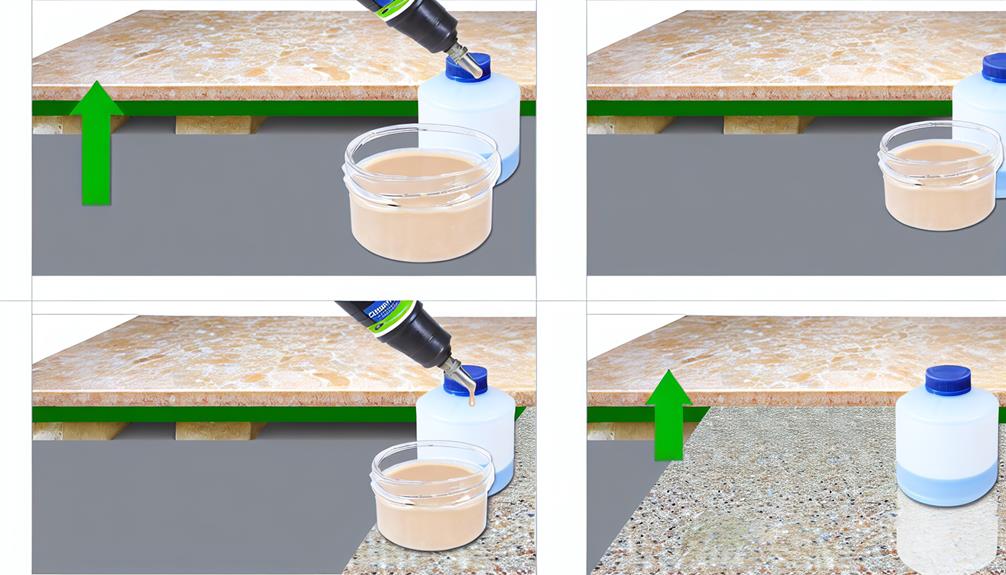 chemical reaction forms crystals