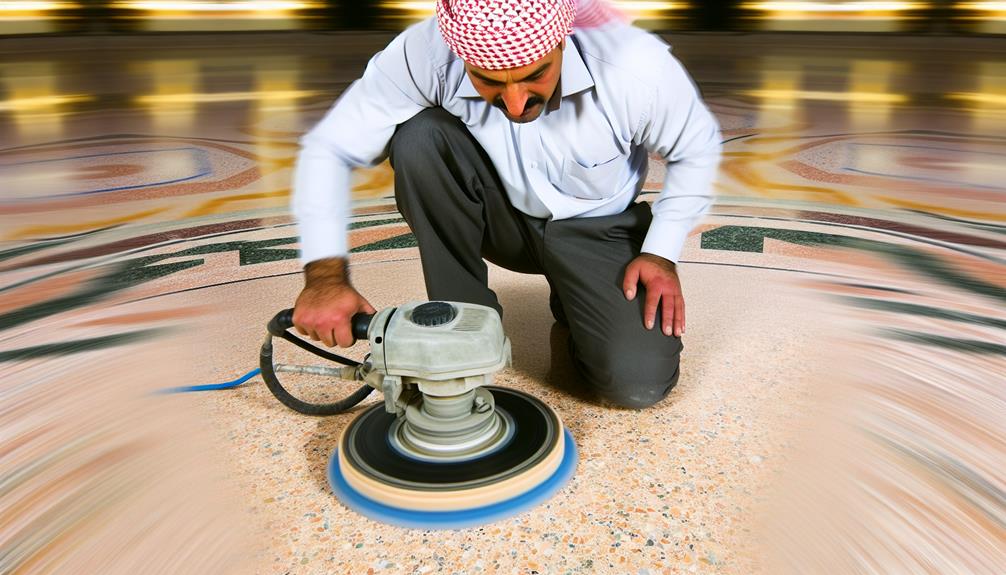 polishing terrazzo to perfection