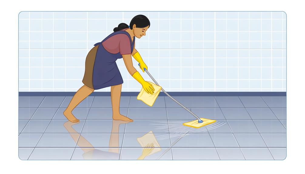 remove streaks from floors