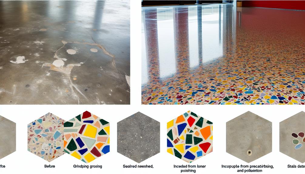 restoring terrazzo floor beauty