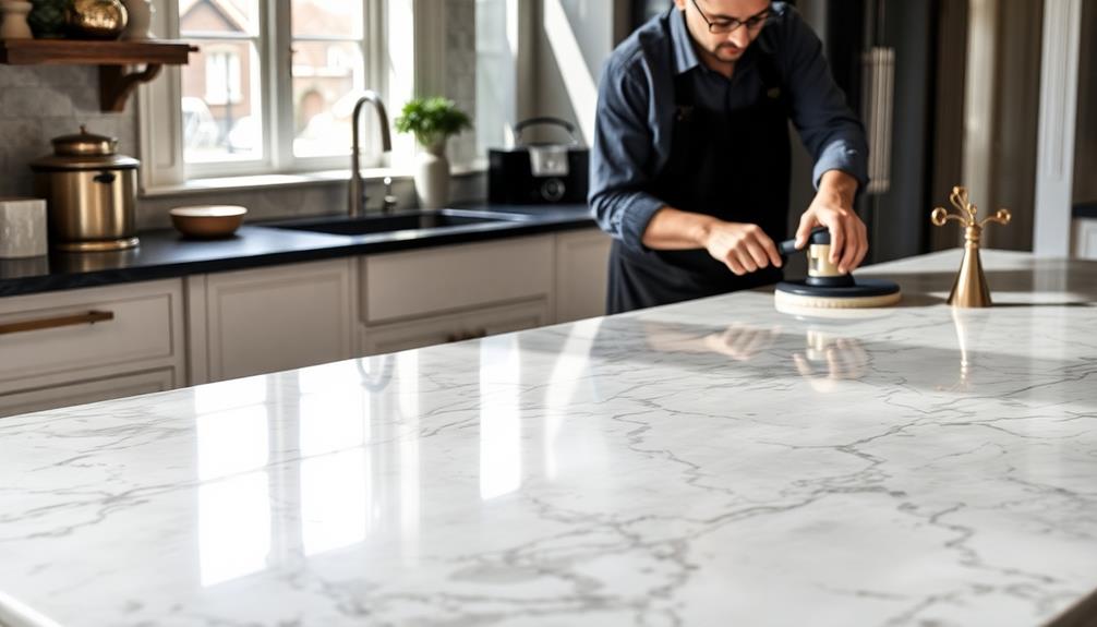 london marble worktop polishing